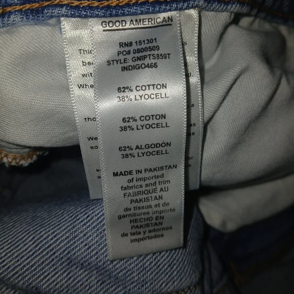 Good American Icon 90s Straight Leg Jeans 30" Inseam 26 Plus - Picture 9 of 11